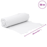 Geotextile Membrane White 1 x 50 m Polyester Fibre - Extra Image
