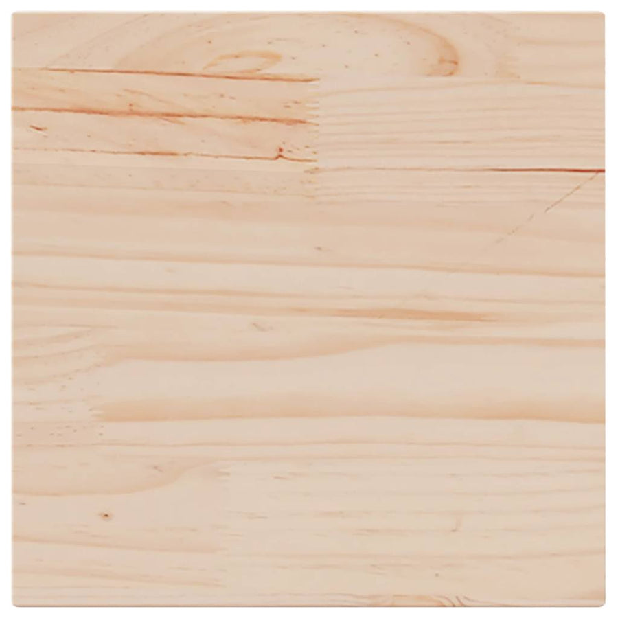 Table Top 40x40x1.7 cm Square Solid Wood Pine