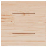 Table Top 40x40x1.7 cm Square Solid Wood Pine - Rear View
