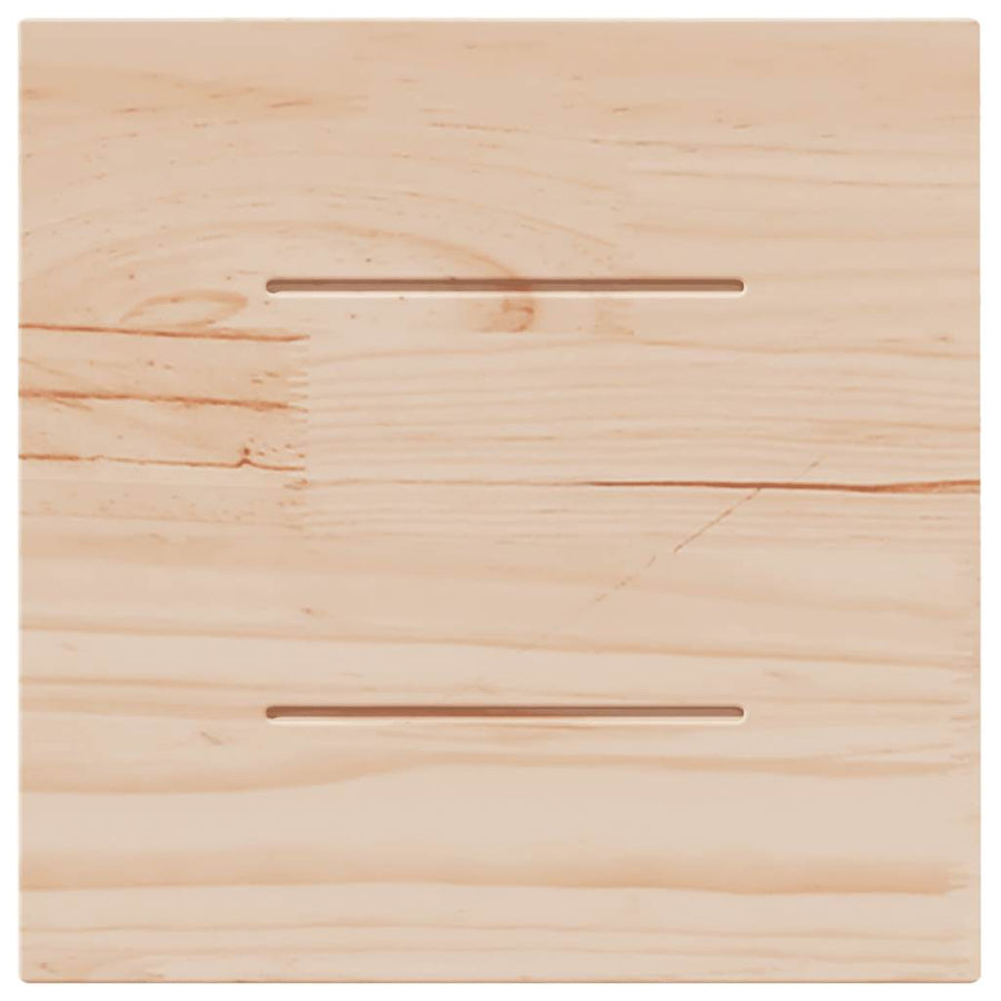 Table Top 40x40x1.7 cm Square Solid Wood Pine