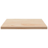 Table Top 50x50x1.7 cm Square Solid Wood Pine
