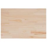 Table Top 80x50x1.7 cm Rectangular Solid Wood Pine