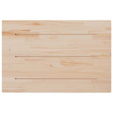 Table Top 80x50x1.7 cm Rectangular Solid Wood Pine