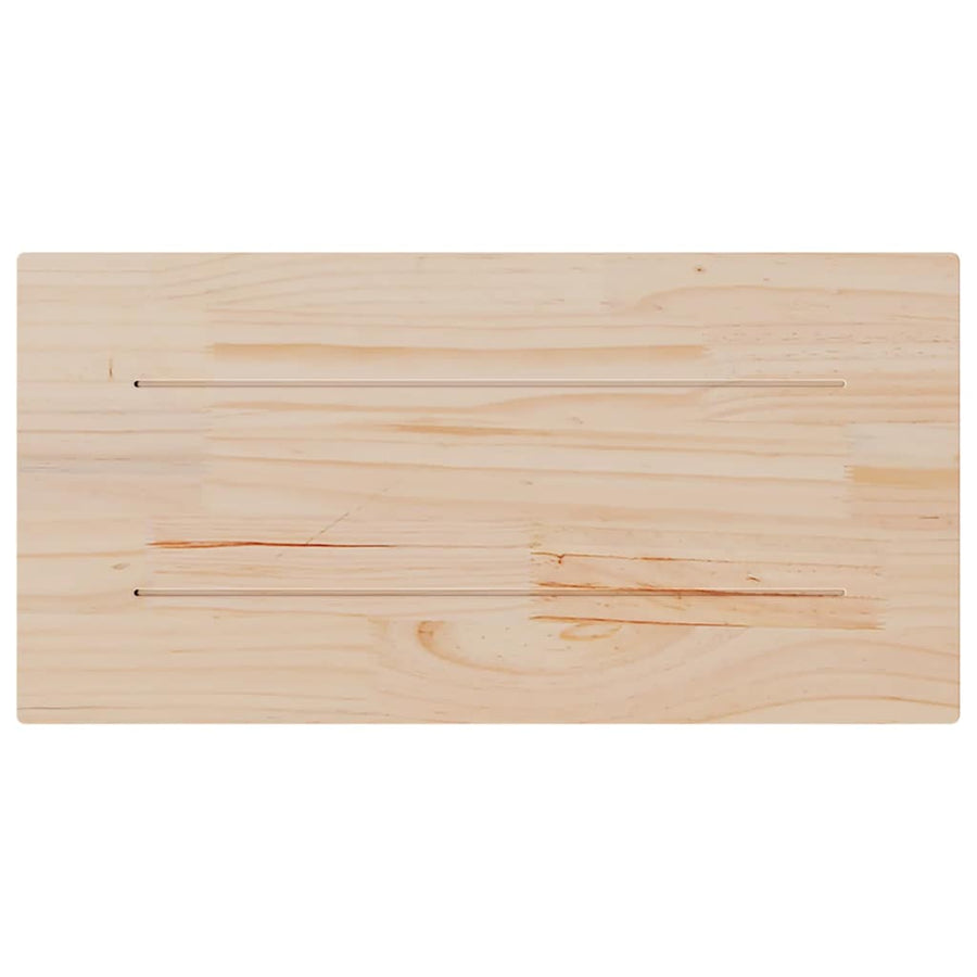 Table Tops 2 pcs 90x45x1.7 cm Rectangular Solid Wood Pine
