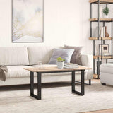 Table Top 100x50x1.7 cm Rectangular Solid Wood Pine - Side View