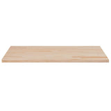 Table Top 100x50x1.7 cm Rectangular Solid Wood Pine - 45-Degree Angle