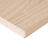 Table Top 100x50x1.7 cm Rectangular Solid Wood Pine