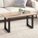Table Top 100x50x1.7 cm Rectangular Solid Wood Pine