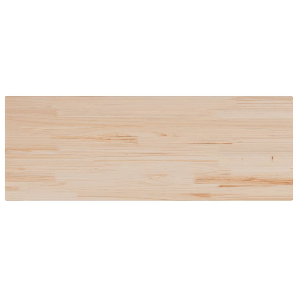 Table Top 110x40x1.7 cm Rectangular Solid Wood Pine