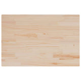 Table Tops 3 pcs 80x53x1.7 cm Rectangular Solid Wood Pine - Side View