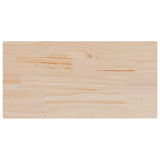 Table Tops 4 pcs 90x45x1.7 cm Rectangular Solid Wood Pine - Side View