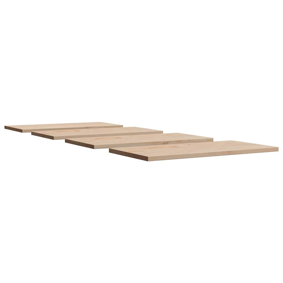 Table Tops 4 pcs 90x45x1.7 cm Rectangular Solid Wood Pine