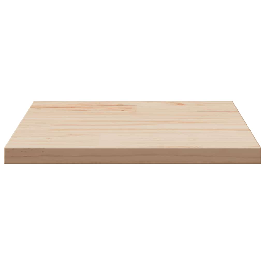 Table Top 40x40x2.5 cm Square Solid Wood Pine