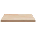 Table Top 40x40x2.5 cm Square Solid Wood Pine