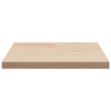 Table Top 40x40x2.5 cm Square Solid Wood Pine - 45-Degree Angle
