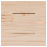 Table Top 40x40x2.5 cm Square Solid Wood Pine - Rear View