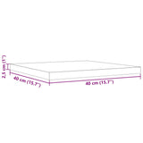 Table Top 40x40x2.5 cm Square Solid Wood Pine - Extra Image
