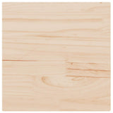 Table Top 50x50x2.5 cm Square Solid Wood Pine