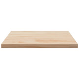 Table Top 50x50x2.5 cm Square Solid Wood Pine - 45-Degree Angle