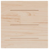 Table Top 50x50x2.5 cm Square Solid Wood Pine