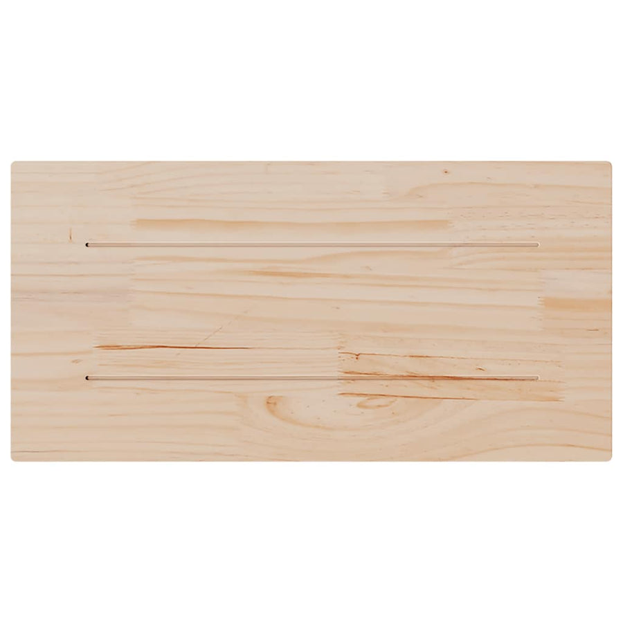Table Tops 2 pcs 70x35x2.5 cm Rectangular Solid Wood Pine