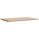 Table Top 80x50x2.5 cm Rectangular Solid Wood Pine - Top-Down View