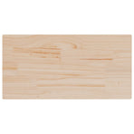 Table Tops 2 pcs 80x40x2.5 cm Rectangular Solid Wood Pine