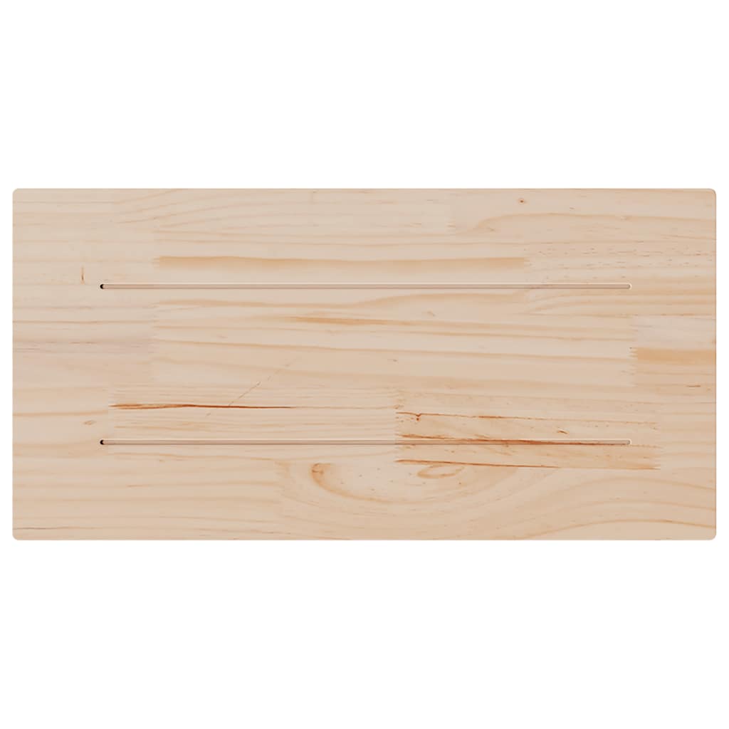 Table Tops 2 pcs 80x40x2.5 cm Rectangular Solid Wood Pine
