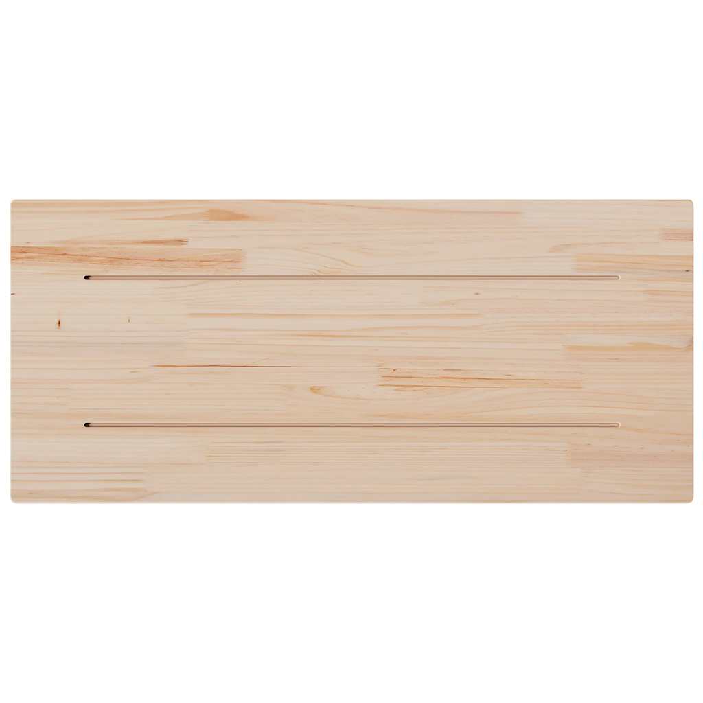 Table Top 90x40x2.5 cm Rectangular Solid Wood Pine