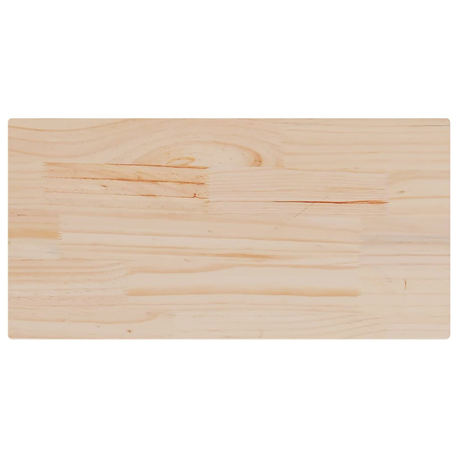 Table Tops 2 pcs 90x45x2.5 cm Rectangular Solid Wood Pine