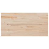 Table Top 100x50x2.5 cm Rectangular Solid Wood Pine