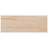 Table Top 110x40x2.5 cm Rectangular Solid Wood Pine