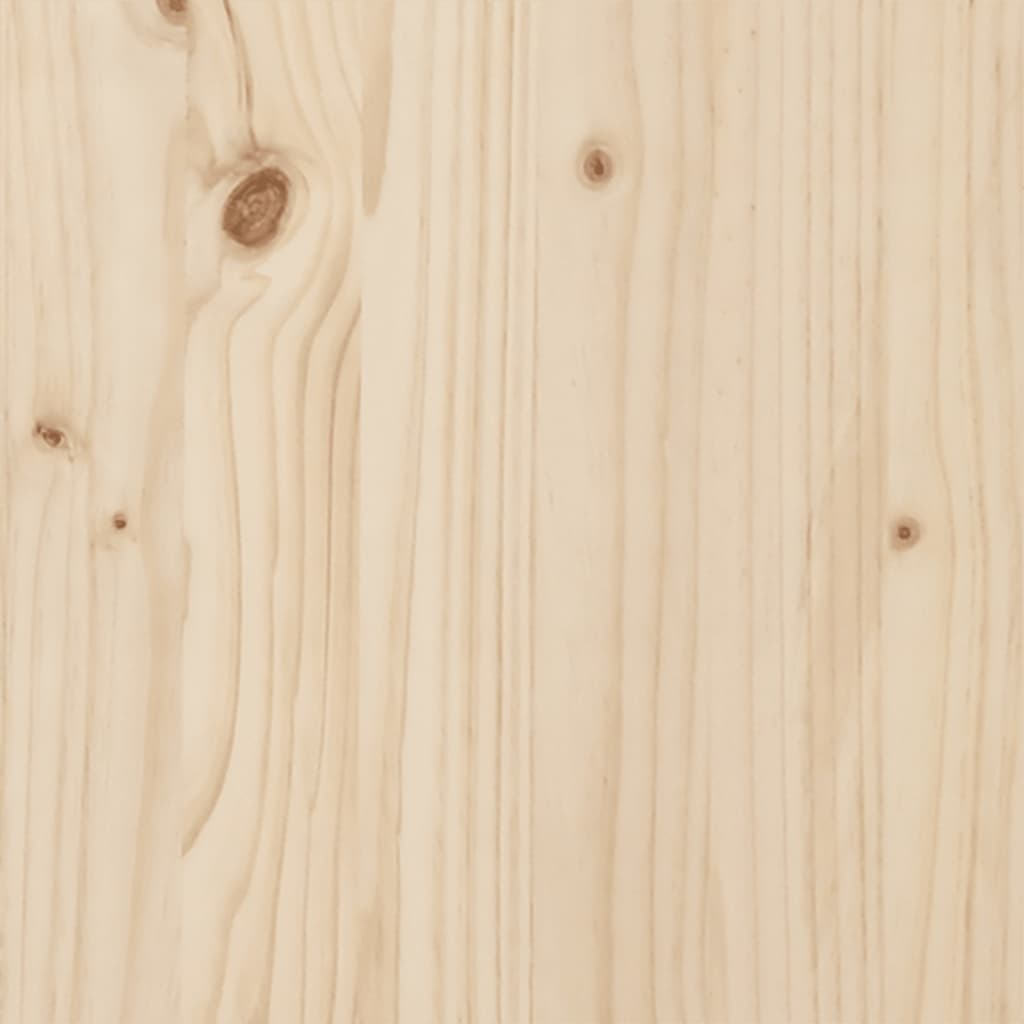 Dining Table O-Frame 180x90x75 cm Solid Wood Pine and Steel