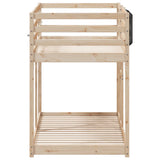 Bunk Bed without Mattress 90x190 cm Solid Wood Pine - 45-Degree Angle