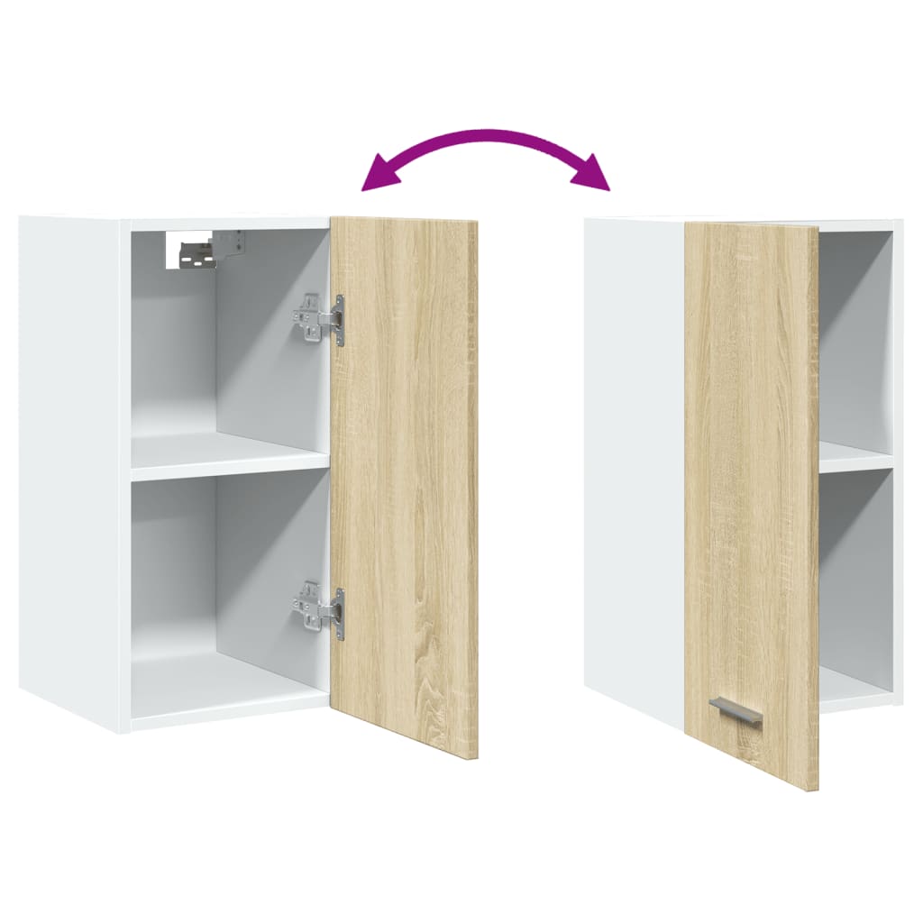 Hanging Cabinet "Lyon" Sonoma Oak 29,5x31x60 cm Engineered Wood