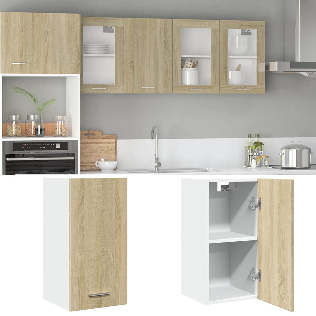 Hanging Cabinet "Lyon" Sonoma Oak 29,5x31x60 cm Engineered Wood