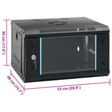 6U Wall Mounted Network Cabinet 19