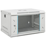 6U Wall Mounted Network Cabinet 19" IP20 53x40x30 cm