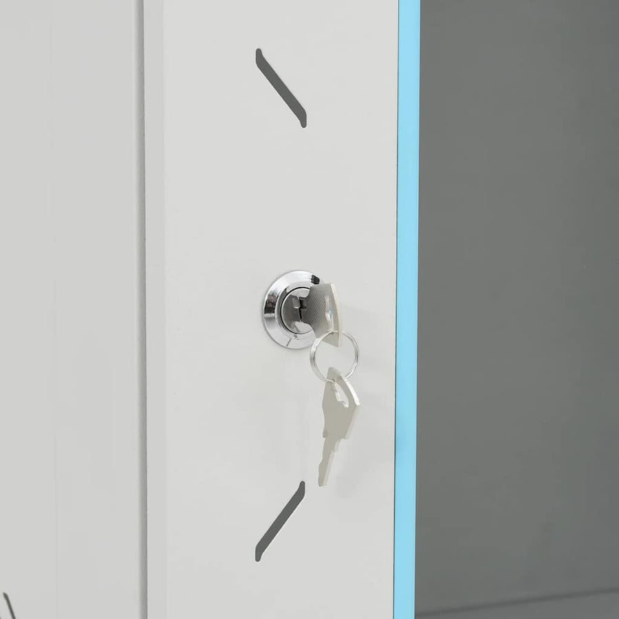 15U Network Cabinet with Swivel Feet 19" IP20 60x45x86 cm