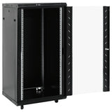 22U Network Cabinet with Swivel Feet 19" IP20 60x60x120 cm
