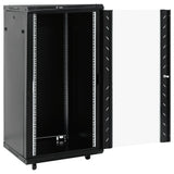 22U Network Cabinet with Swivel Feet 19