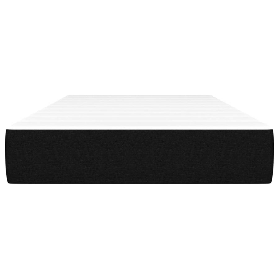 Pocket Spring Bed Mattress Medium Black 106x203x20 cm King Single Size Fabric