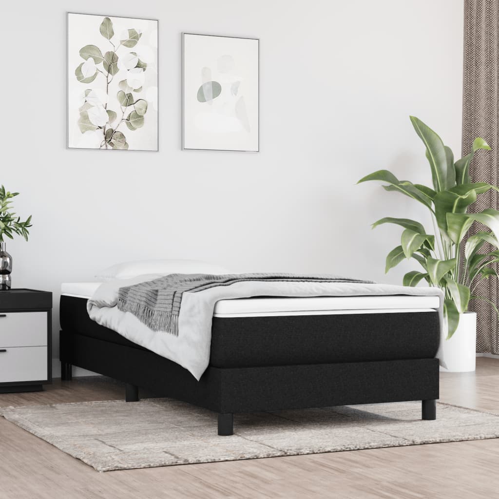 Pocket Spring Bed Mattress Medium Black 106x203x20 cm King Single Size Fabric