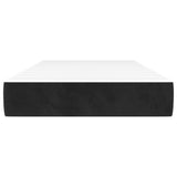 Pocket Spring Bed Mattress Medium Black 106x203x20 cm King Single Size Velvet