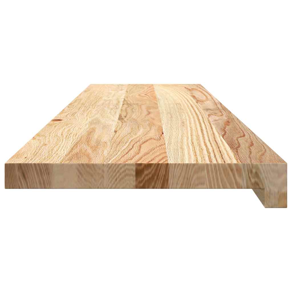 Stair Treads 4 pcs Untreated 100x25x2 cm Solid Wood Oak