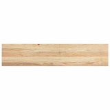 Stair Treads 4 pcs Untreated 120x25x2 cm Solid Wood Oak - Top-Down View