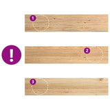 Stair Treads 8 pcs Untreated 120x25x2 cm Solid Wood Oak - Close-Up Angle