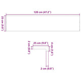 Stair Treads 8 pcs Untreated 120x25x2 cm Solid Wood Oak