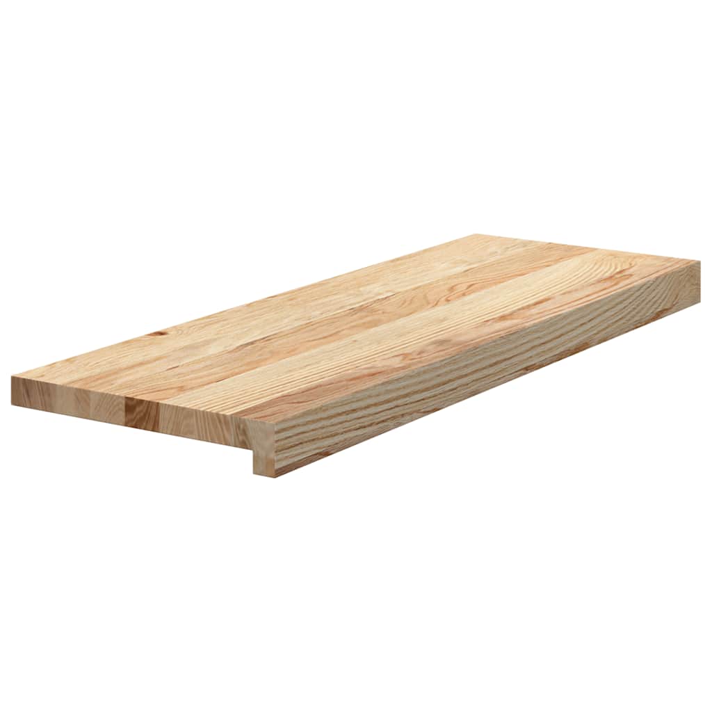 Stair Treads 12 pcs Untreated 70x25x2 cm Solid Wood Oak