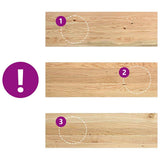 Stair Treads 12 pcs Untreated 80x30x2 cm Solid Wood Oak - Close-Up Angle